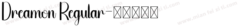 Dreamon Regular字体转换